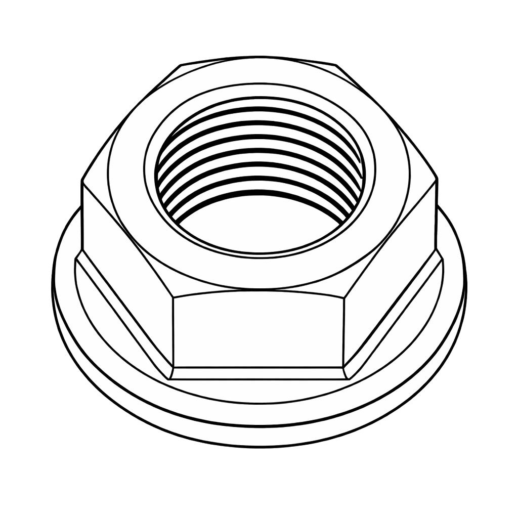 Axe de roue avant - Écrou